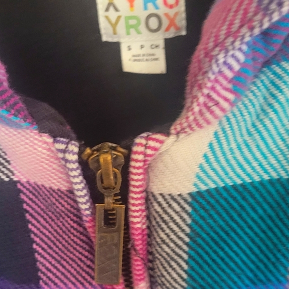 Roxy Purple, Pink & Blue Colorblock Coat - Picture 5 of 6